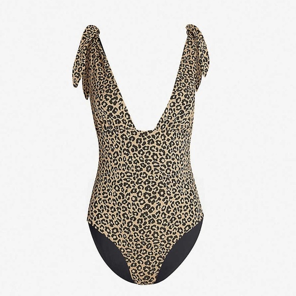 Mara Hoffman Daphne One-Piece – Leopard Print, Size S, NWOT - Picture 3 of 6